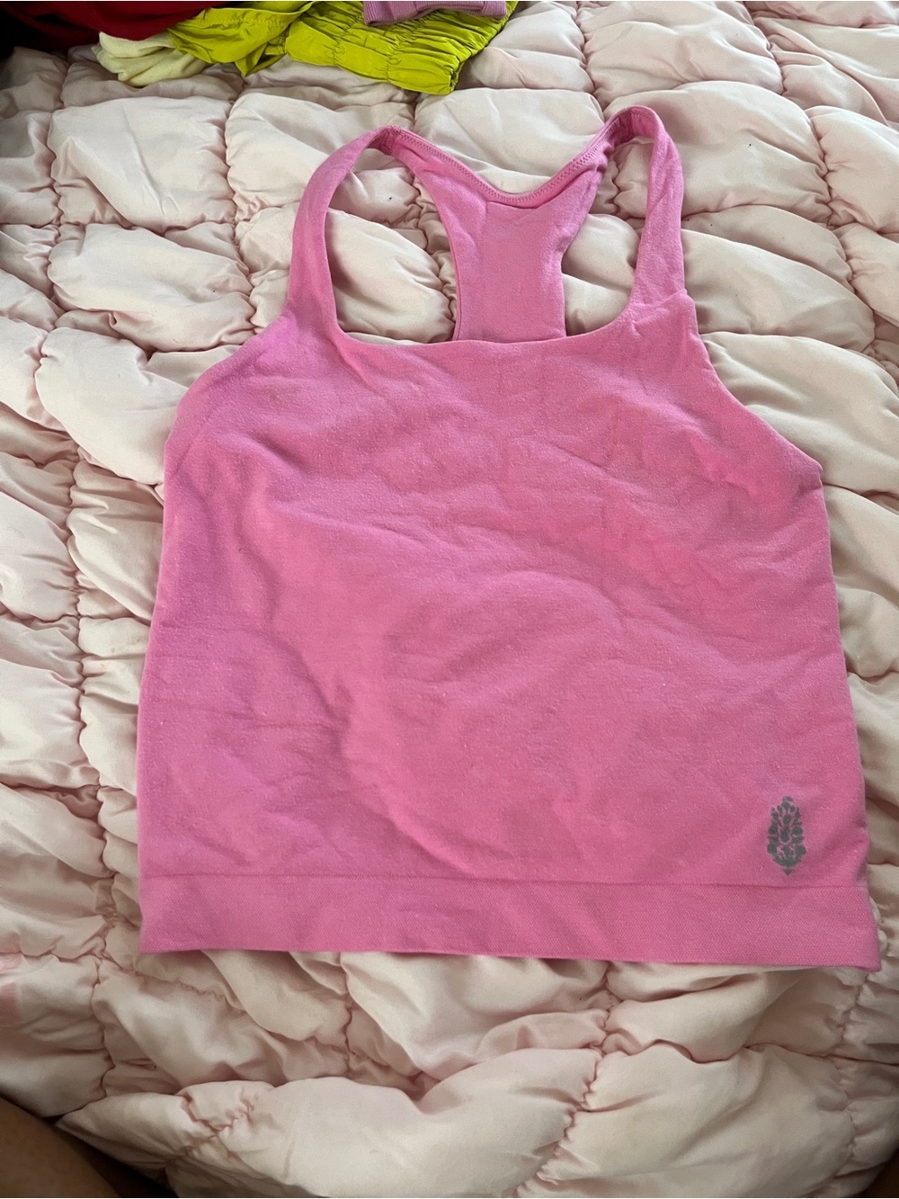 Free People Pink Racerback Tank